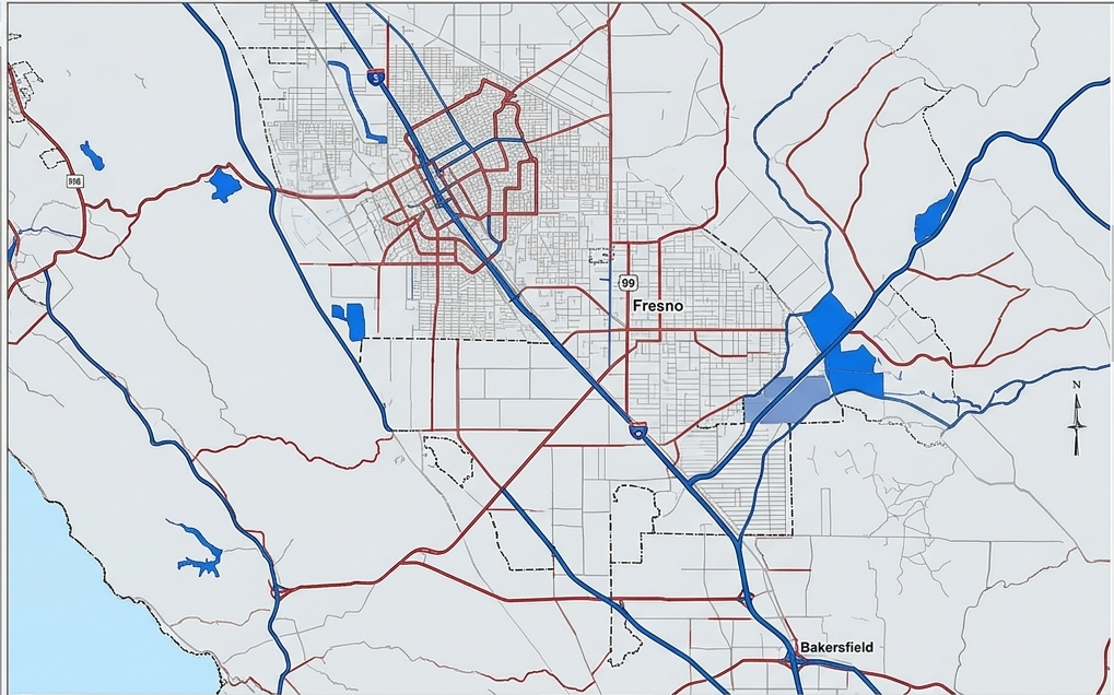ArcGIS spatial analysis and road data editing map